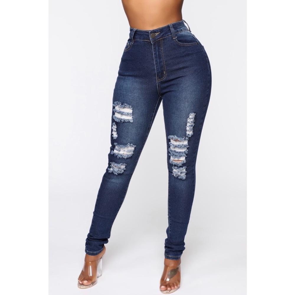 BNWT Fashion Nova Drive Me To The Ocean Jeans